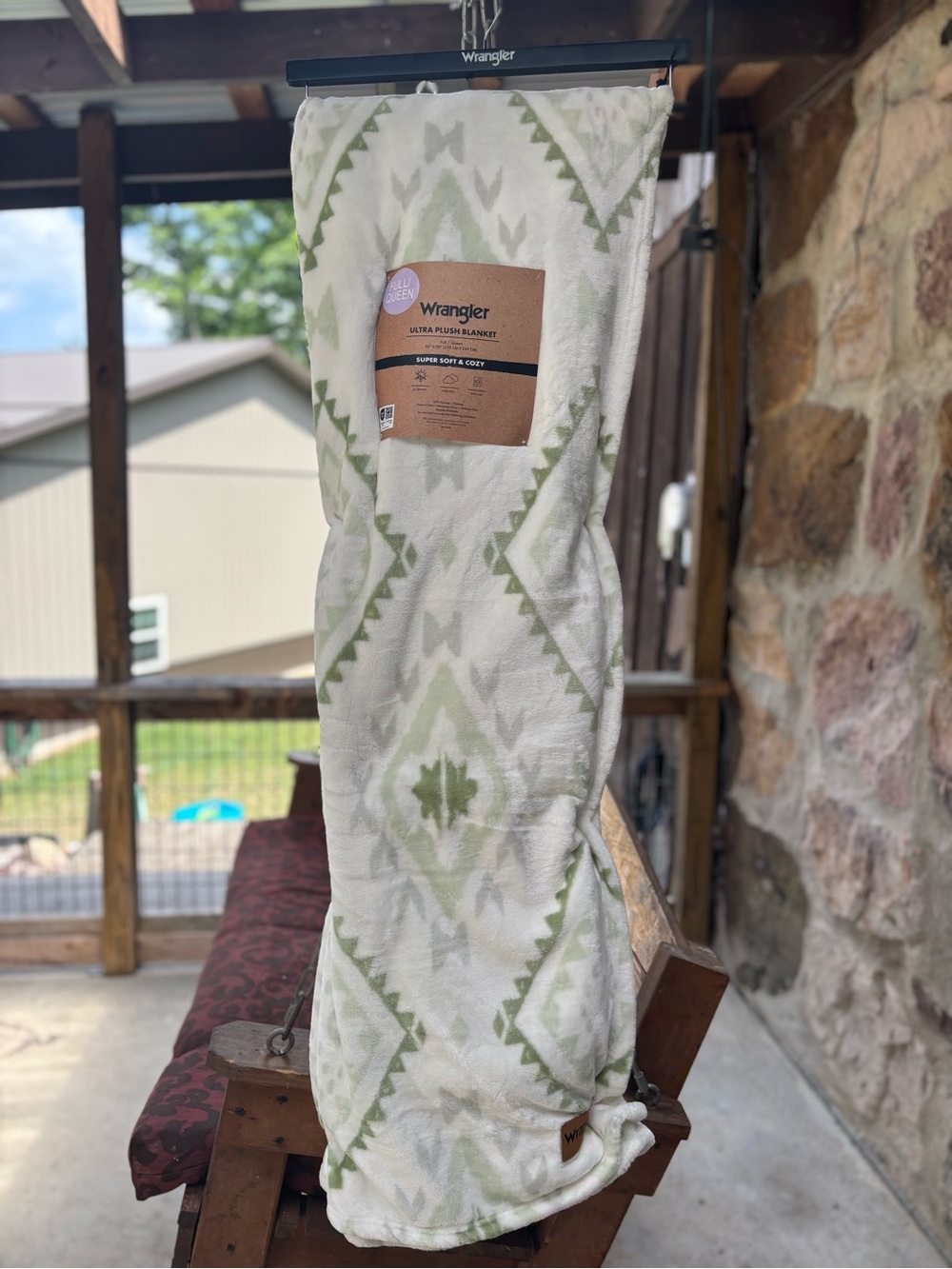Nwt Wrangler Aztec Full/ Queen Blanket